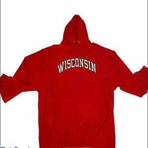 Wisconsin pullover hoodie size Large
